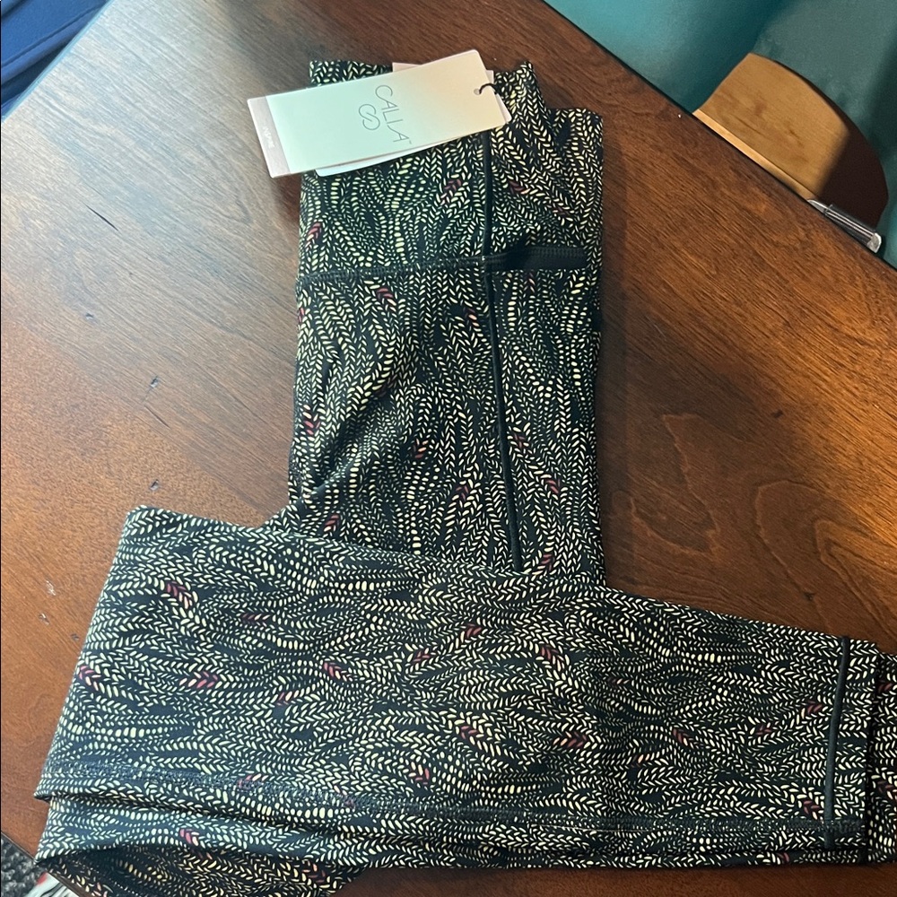 CALIA by Carrie Underwood Patterned Leggings - Black and White